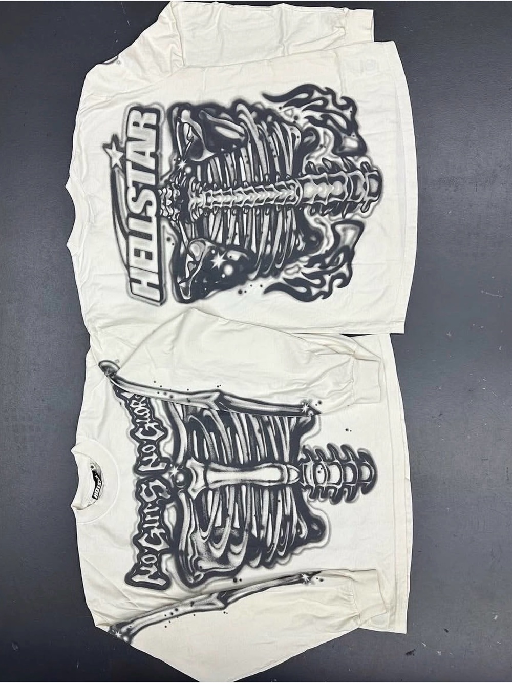 Hellstar White Skeleton Long Sleeve